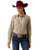 Ariat Women's Kirby Stretch Shirt - Chocolate Plum Stripe