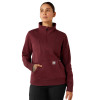 Ariat Women's Windsor Wine Heather Traverse Funnel Neck Sweatshirt