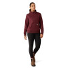 Ariat Women's Windsor Wine Heather Traverse Funnel Neck Sweatshirt