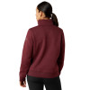 Ariat Women's Windsor Wine Heather Traverse Funnel Neck Sweatshirt