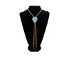 M & F M&F Western Double S Women’s Turquoise Stone Bolo Tie 