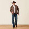 ARIAT Ariat Men's Vernon Softshell Jacket - Wren Faux Leather Print 