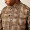 ARIAT Ariat Men's Rebar Flannel Insulated Shirt Jacket - Canteen 