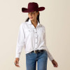 ARIAT Ariat Women's Silver Horizon Western Snap Shirt - White 