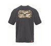 Kimes Ranch Men's Camo Crest Graphic Tee - Graphite Black
