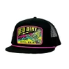 Red Dirt Top Flight Solid Black/Magenta Trucker Cap