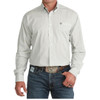 CINCH Cinch Men's Diamond Print Button Down Shirt - Olive Green 