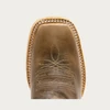 HYER BOOTS Hyer Women's Classic Western Topeka Leather Cowboy Boots - Tan 
