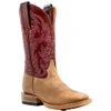 HYER BOOTS Hyer Women's Topeka Royal Cherry/Calico Tan Square Toe Western Boots 