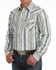 CINCH Men's Cinch Modern Fit Striped Multicolor Western Snap Shirt 