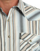 CINCH Men's Cinch Modern Fit Striped Multicolor Western Snap Shirt 