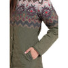 PANHANDLE SLIM Panhandle Slim Women's Olive Aztec Print Quilted Coat 