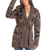 PANHANDLE SLIM Women's Panhandle Slim Belted Slim Aztec Vest - Noir 