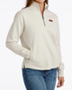 CINCH Women's Cinch 1/4 Zip Fleece Cream T-Shirt 