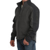 CINCH Cinch Men's Embroidered Logo Bonded Brown Jacket 