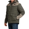 Cinch Men's Quilted Barn Coat - Green