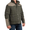 CINCH Cinch Men's Quilted Barn Coat - Green 