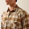 ARIAT Men's Ariat Peyote Plaid Retro Hayes Fitted Snap Shirt 