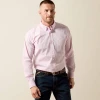 Ariat Wrinkle Free Wyle Men's Shirt - Lilac Snow Paisley Print