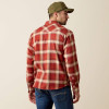 Ariat Men's Rosewood Plaid Retro Hatford Fitted Snap Shirt