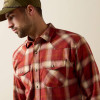 Ariat Men's Rosewood Plaid Retro Hatford Fitted Snap Shirt