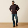 ARIAT Ariat Men's Licorice/Canteen Rebar Lightweight Logo Hoodie 
