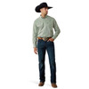 ARIAT Ariat Men's Lawson Pineneedle Green Geo Tall Shirt 