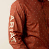 ARIAT Ariat Men's Team Dakota Classic Fit Shirt - Maple Syrup Medallion/Pebble 