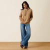 ARIAT Ariat Khaki Heather Logo 2.0 Women's Hoodie 