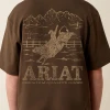 Ariat Boy's Turkish Coffee Mountain Bull T-Shirt