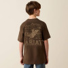 ARIAT Ariat Boy's Turkish Coffee Mountain Bull T-Shirt 