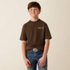 ARIAT Ariat Boy's Turkish Coffee Mountain Bull T-Shirt 