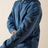 ARIAT Men's Ariat Blue Fushion Heather/Collegiate Blue Rebar Logo Hoodie 