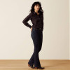 Ariat Women's Homestyle Shirt - Grey Leopard Print