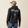 ARIAT Men's Ariat Official Quality Hoodie In Odyssey Grey 