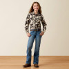 Ariat Savannah Girl's Western Pony Plaid Snap Shirt
