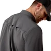 ARIAT Ariat Iron Gate FrontierTough VentTEK Men's Grey Collared Snap Shirt 