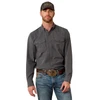 ARIAT Ariat Iron Gate FrontierTough VentTEK Men's Grey Collared Snap Shirt 