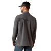 ARIAT Ariat Iron Gate FrontierTough VentTEK Men's Grey Collared Snap Shirt 