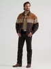 Wrangler Men's Chocolate Torte Checotah Bomber Jacket
