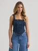 Wrangler Dark Denim Women's Bustier Vest