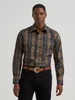 Wrangler Men's Checotah Canyon Ridge Printed Snap Shirt