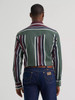 Field Olive Wrangler Vintage-Inspired Brushpopper Western Snap Workshirt