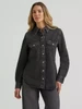 Wrangler Black Wash Women's Retro Colorwash Snap Shirt 