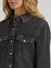 Wrangler Black Wash Women's Retro Colorwash Snap Shirt 