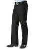 Circle S Men's Black Solid Dress Ranch Polyester Pant
