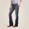 Ariat Women's R.E.A.L. Mid Rise Stretch Entwined Marine Bootcut Jean