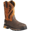 Ariat Men's Intrepid VentTEK Composite Toe Work Boot - Bruin Brown/Sassy Orange