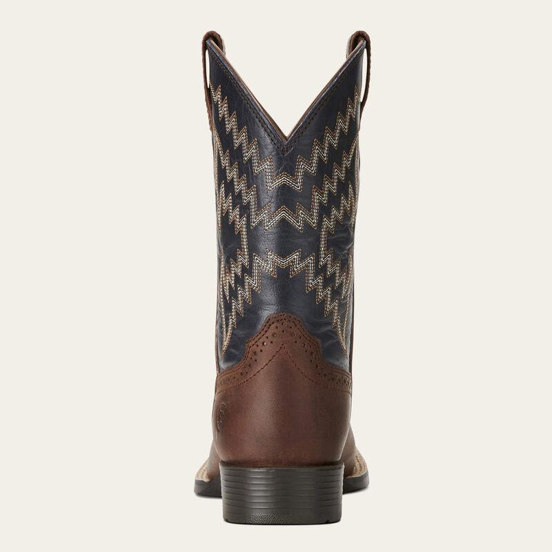3B6S JB（ジョン・バートン）ナイロン ツイード調/ ダークブラウン Ariat Boy's Brazen Brown/Arizona Sky Tycoon Boot | Jackson's Western