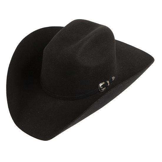 Stetson Men's Black 3X Stallion Felt Cowboy Hat | JW Stores